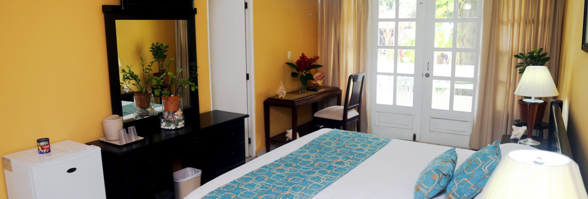 Single room with queen bed